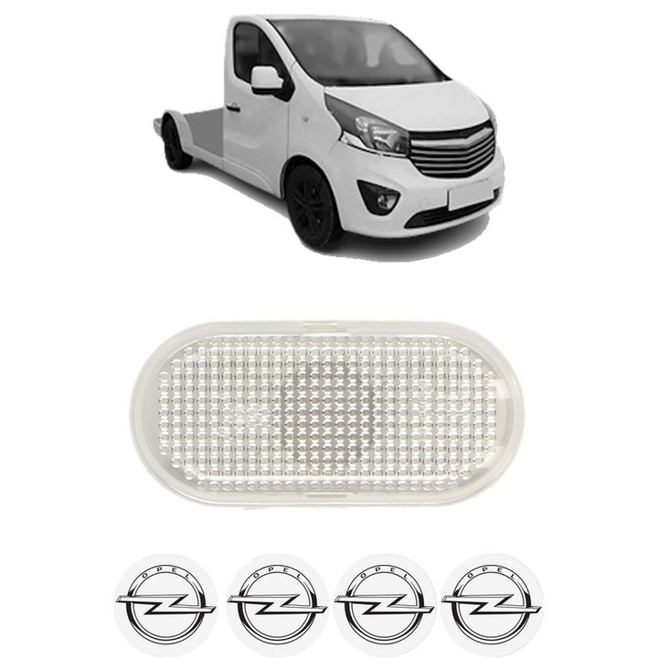Semnalizator Partea Dreapta / Stanga OPEL VIVARO B Platform/Chassis (X82) din 2014-2019, Auto, Blic, 4 Stickere auto cu OPEL