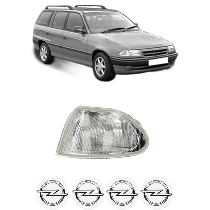Semnalizator Fata Stanga OPEL ASTRA F Estate (T92) din 1991-1998, Auto, Depo, 4 Stickere auto cu OPEL