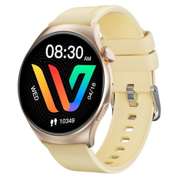 Smartwatch Weofly Curve Multifunction Bluetooth 5.3 Gold