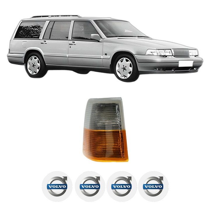 Semnalizator Fata Dreapta VOLVO 960 II Estate (965) din 1994-1996, Auto, Depo, 4 Stickere auto cu VOLVO