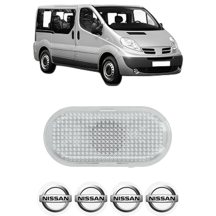 Semnalizator Partea Dreapta / Stanga NISSAN PRIMASTAR Bus (X83) din 2001-2008, Auto, Blic, 4 Stickere auto cu NISSAN