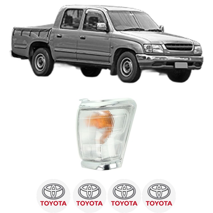 Semnalizator Fata Stanga TOYOTA HILUX VI Pickup (_N1_) din 1997-2005, Auto, Depo, 4 Stickere auto cu TOYOTA