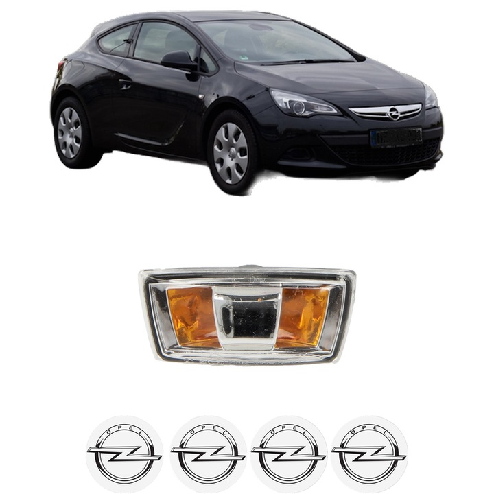 Semnalizator Partea Stanga OPEL ASTRA J GTC din 2011-2018, Auto, Blic, 4 Stickere auto cu OPEL