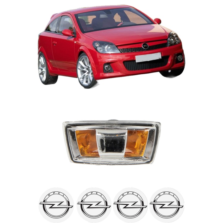 Semnalizator Partea Stanga OPEL ASTRA H GTC (A04) din 2005-2010, Auto, Blic, 4 Stickere auto cu OPEL