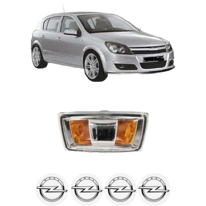 Semnalizator Partea Stanga OPEL ASTRA H (A04) din 2004-2014, Auto, Blic, 4 Stickere auto cu OPEL