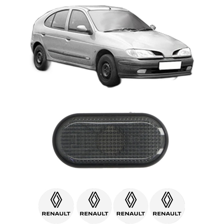 Semnalizator Partea Dreapta / Stanga RENAULT MEGANE I (BA0/1_) din 1996-2008, Auto, Blic, 4 Stickere auto cu RENAULT