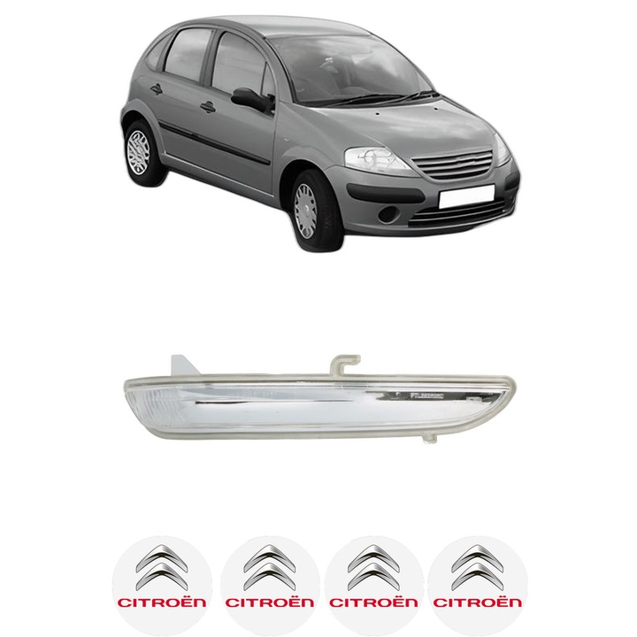 Semnalizator Partea Dreapta CITROEN C3 I (FC_, FN_) din 2002-2012, Auto, Blic, 4 Stickere auto cu CITROEN