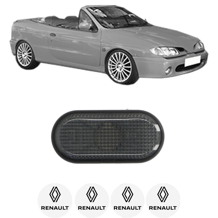 Semnalizator Partea Dreapta / Stanga RENAULT MEGANE I Cabriolet (EA0/1_) din 1996-2003, Auto, Blic, 4 Stickere auto cu RENAULT