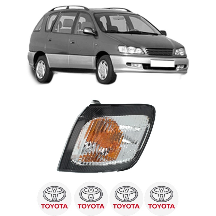 Semnalizator Fata Stanga TOYOTA PICNIC (_XM1_) din 1996-2001, Auto, Depo, 4 Stickere auto cu TOYOTA
