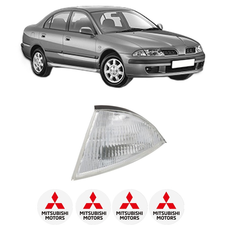 Semnalizator Fata Stanga MITSUBISHI CARISMA Saloon (DA_) din 1996-2006, Auto, Depo, 4 Stickere auto cu MITSUBISHI
