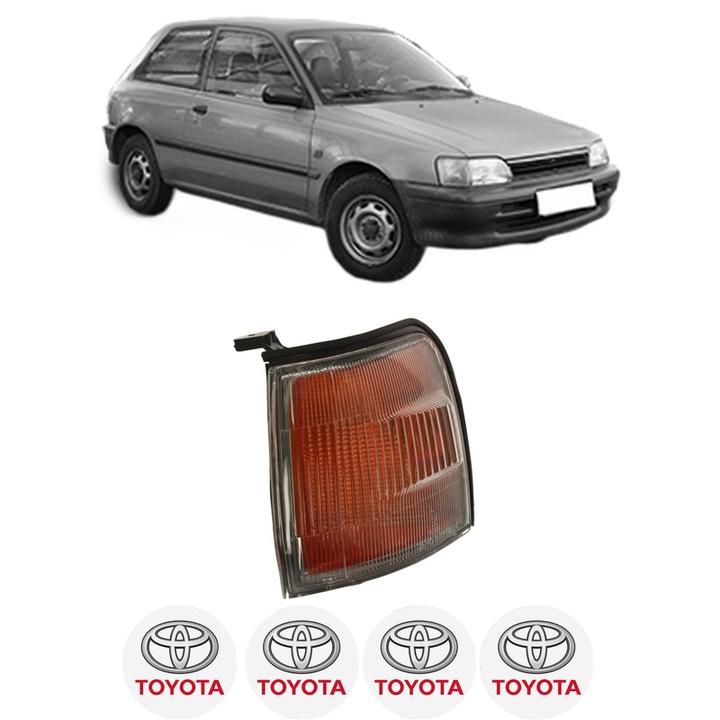 Semnalizator Fata Stanga TOYOTA STARLET (_P8_) din 1989-1996, Auto, Depo, 4 Stickere auto cu TOYOTA