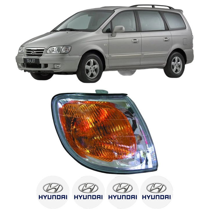 Semnalizator Fata Dreapta HYUNDAI TRAJET (FO) din 2000-2008, Auto, Depo, 4 Stickere auto cu HYUNDAI