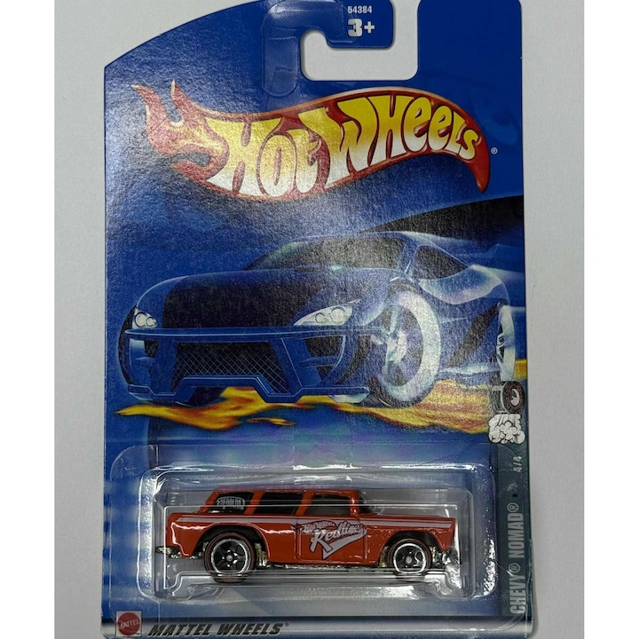 Gyűjtői kisautó, Hot Wheels, Chevy Nomad, fém, 1:64