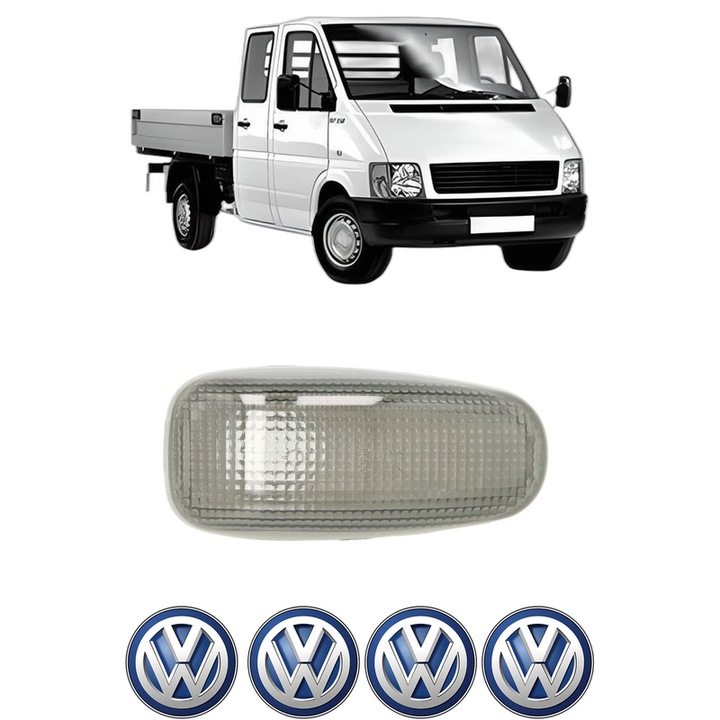 Semnalizator Partea Dreapta / Stanga Volkswagen LT 28-46 II Platform/Chassis (2DC, 2DF, 2DG, 2DL, 2DM) din 1996-2006, Auto, Depo, 4 Stickere auto cu Volkswagen