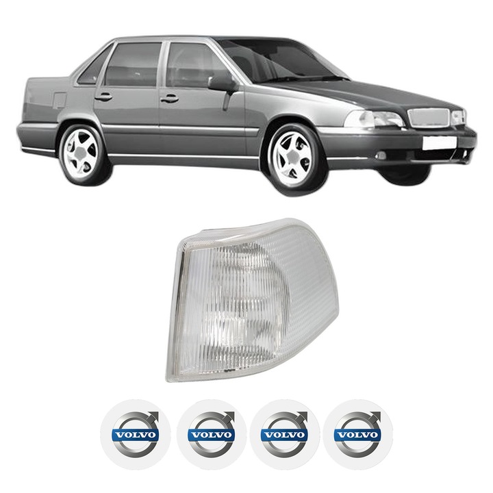 Semnalizator Fata Stanga VOLVO S70 (874) din 1996-2000, Auto, Depo, 4 Stickere auto cu VOLVO