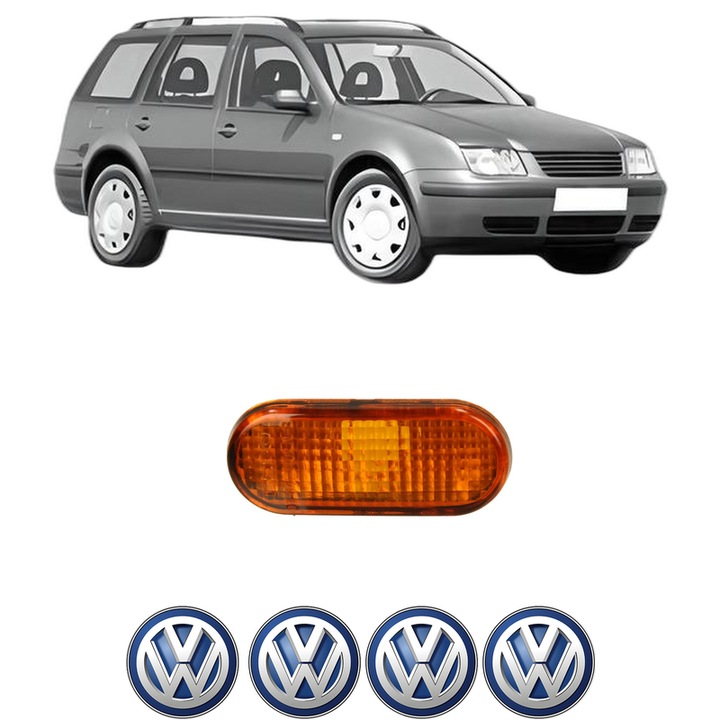 Semnalizator Partea Dreapta / Stanga Volkswagen BORA Variant (1J6) din 1999-2005, Auto, Depo, 4 Stickere auto cu Volkswagen