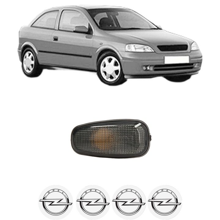 Semnalizator Partea Dreapta / Stanga OPEL ASTRA G Hatchback (T98) din 1998-2009, Auto, Depo, 4 Stickere auto cu OPEL