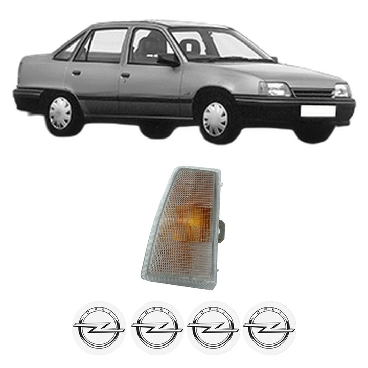 Semnalizator Fata Dreapta OPEL KADETT E (T85) din 1984-1992, Auto, Depo, 4 Stickere auto cu OPEL