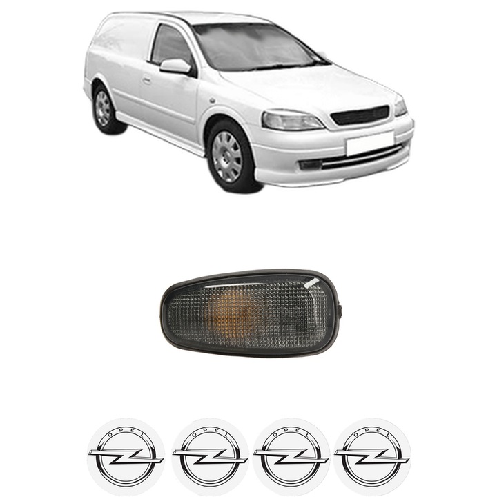 Semnalizator Partea Dreapta / Stanga OPEL ASTRA G Estate Van (F70) din 1998-2005, Auto, Depo, 4 Stickere auto cu OPEL