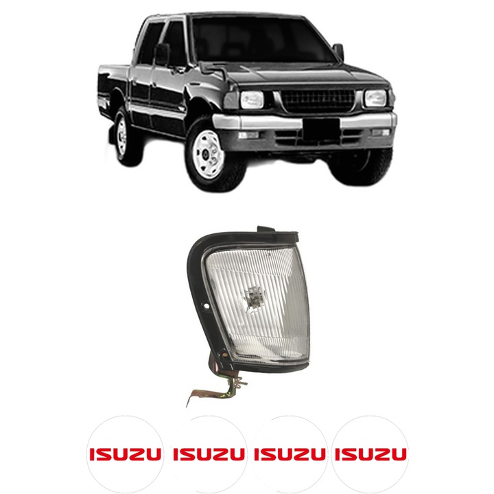 Semnalizator Fata Dreapta ISUZU TF Pickup din 2000-2003, Auto, Depo, 4 Stickere auto cu ISUZU