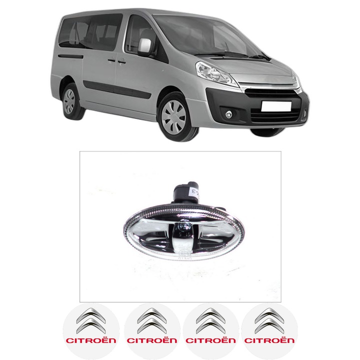 Semnalizator Partea Dreapta / Stanga CITROEN JUMPY II (VF7) din 2007-2016, Auto, Depo, 4 Stickere auto cu CITROEN
