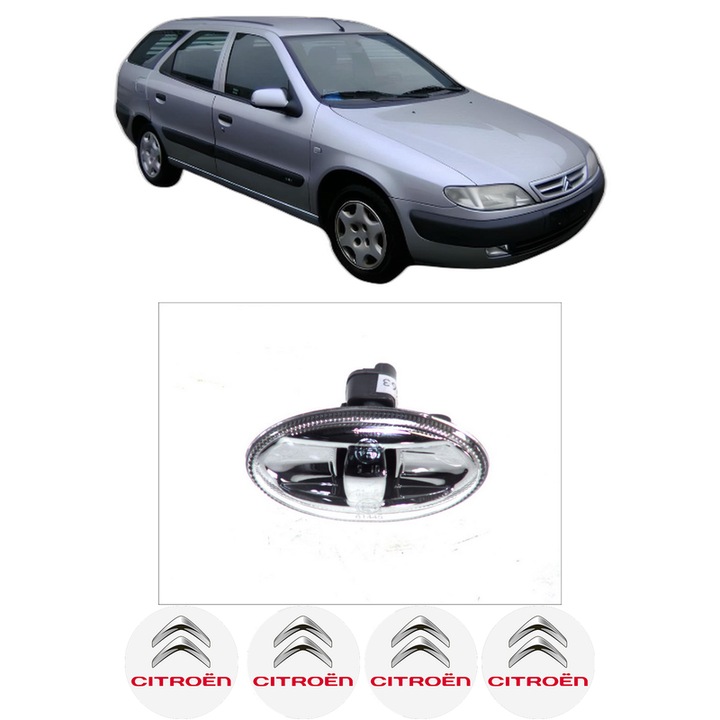Semnalizator Partea Dreapta / Stanga CITROEN XSARA Estate Van din 1999-2005, Auto, Depo, 4 Stickere auto cu CITROEN