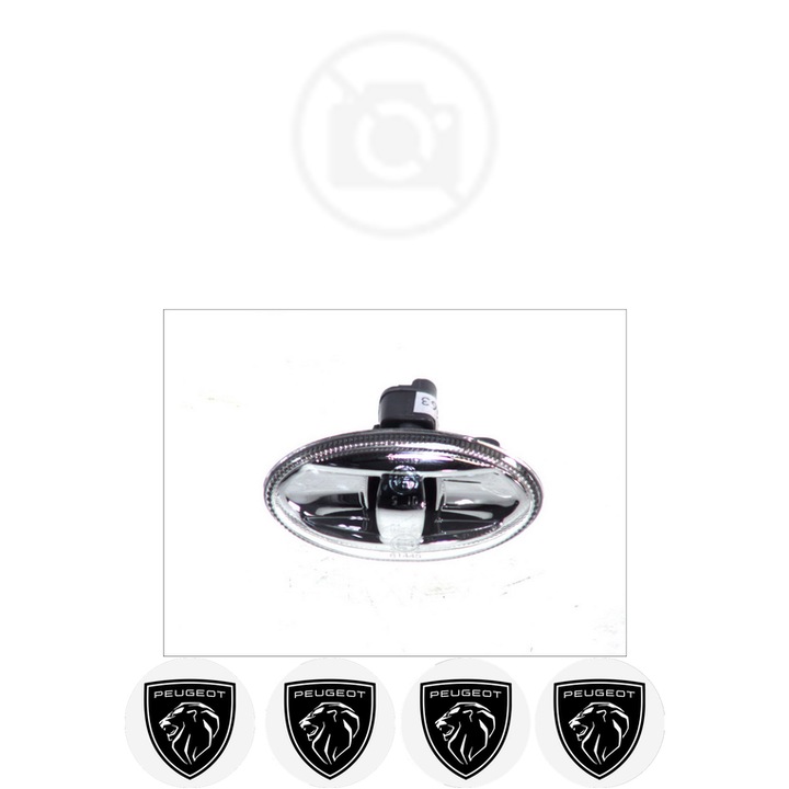 Semnalizator Partea Dreapta / Stanga PEUGEOT 108 din 2014-2018, Auto, Depo, 4 Stickere auto cu PEUGEOT