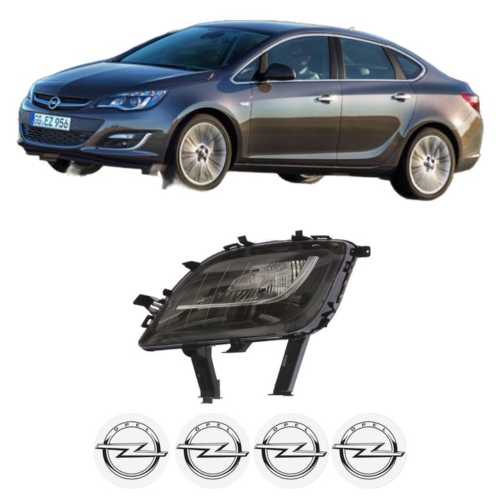 Semnalizator Fata Stanga OPEL ASTRA J Saloon din 2012-2015, Auto, Depo, 4 Stickere auto cu OPEL
