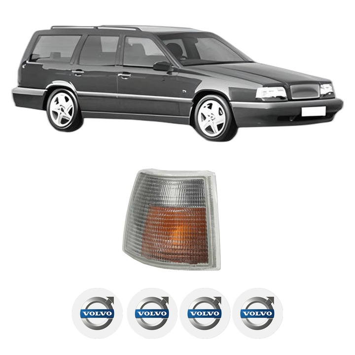 Semnalizator Fata Dreapta VOLVO 850 Estate (855) din 1992-1997, Auto, Depo, 4 Stickere auto cu VOLVO