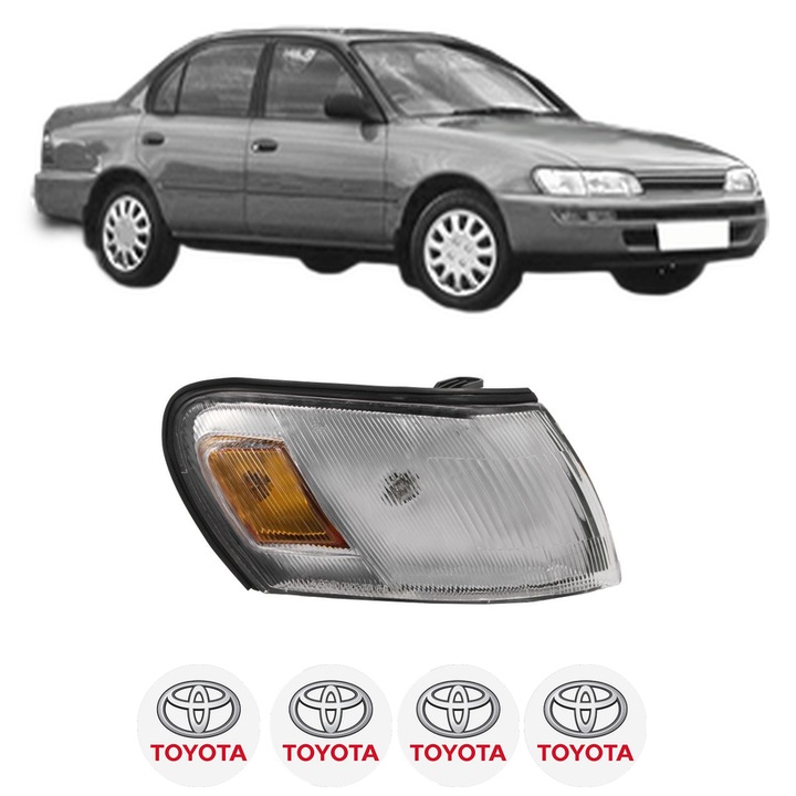 Semnalizator Fata Dreapta TOYOTA COROLLA (_E10_) din 1992-1997, Auto, Depo, 4 Stickere auto cu TOYOTA