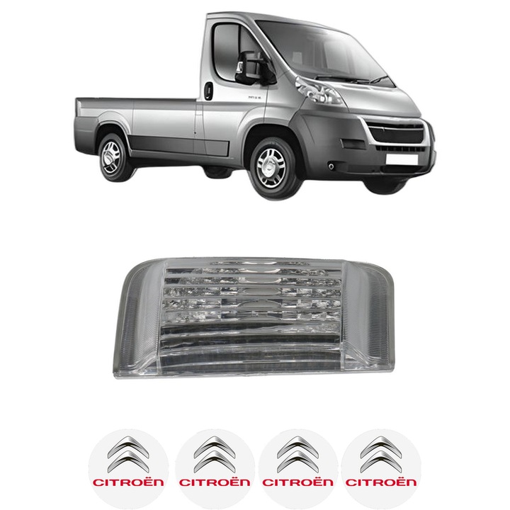 Semnalizator Partea Stanga CITROEN JUMPER II Platform/Chassis din 2006-2023, Auto, Depo, 4 Stickere auto cu CITROEN