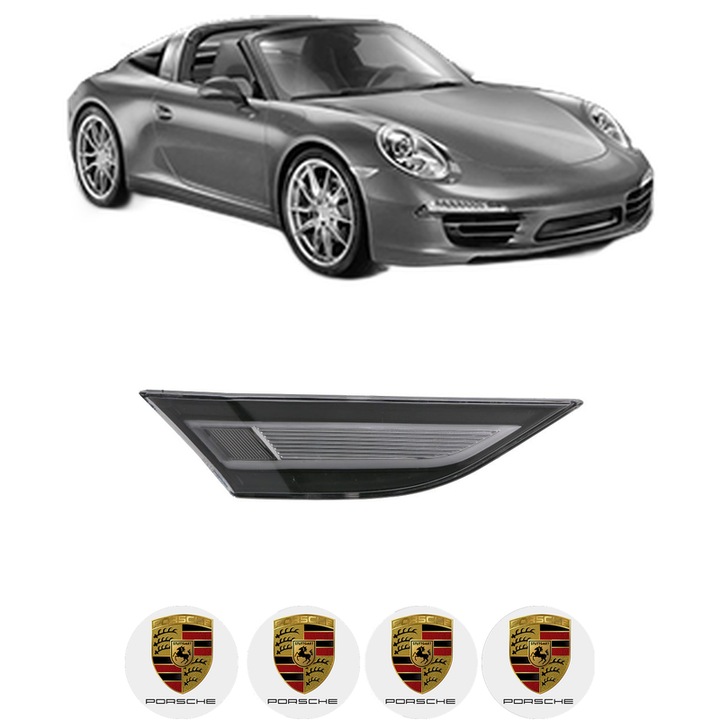 Semnalizator Partea Dreapta PORSCHE 911 Targa (991) din 2014-2019, Auto, Depo, 4 Stickere auto cu PORSCHE