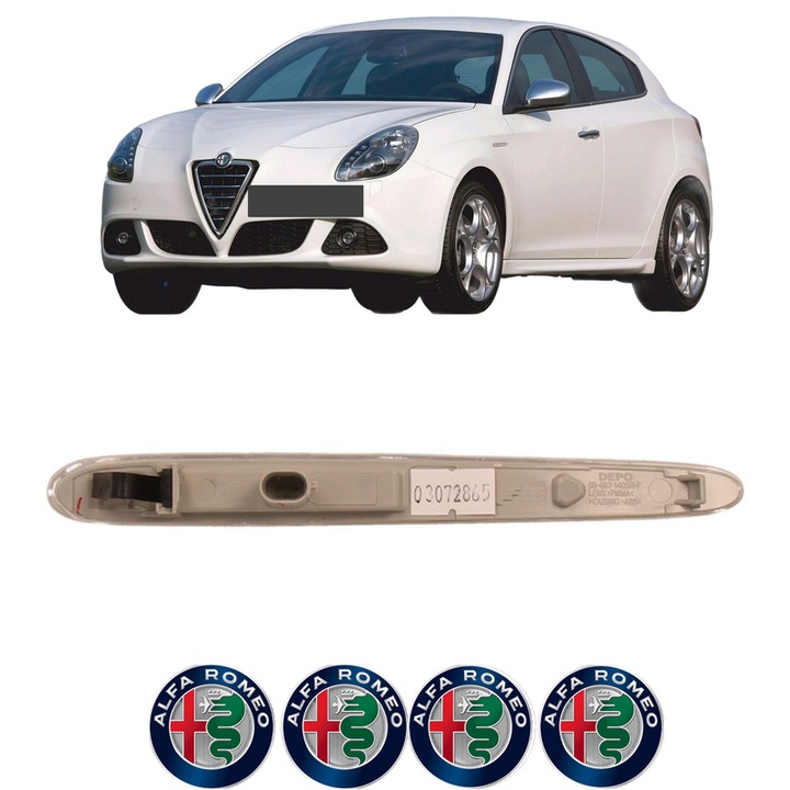 Semnalizator Partea Dreapta ALFA ROMEO GIULIETTA (940_) din 2010-2020, Auto, Depo, 4 Stickere auto cu ALFA ROMEO