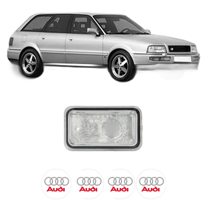 Semnalizator Partea Stanga AUDI 80 B4 Avant (8C5) din 1991-1996, Auto, Depo, 4 Stickere auto cu AUDI
