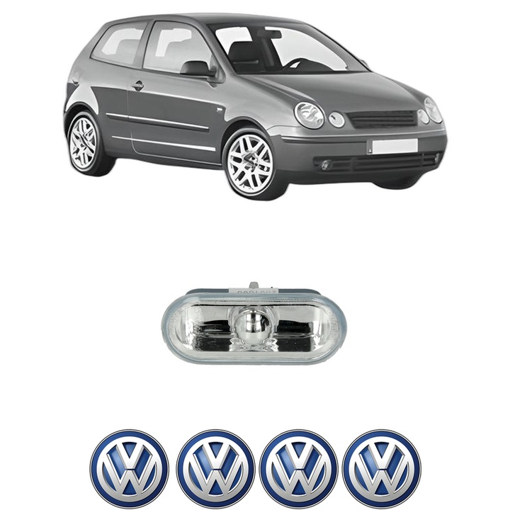 Semnalizator Partea Dreapta / Stanga Volkswagen POLO IV (9N_, 9A_) din 2001-2009, Auto, Depo, 4 Stickere auto cu Volkswagen