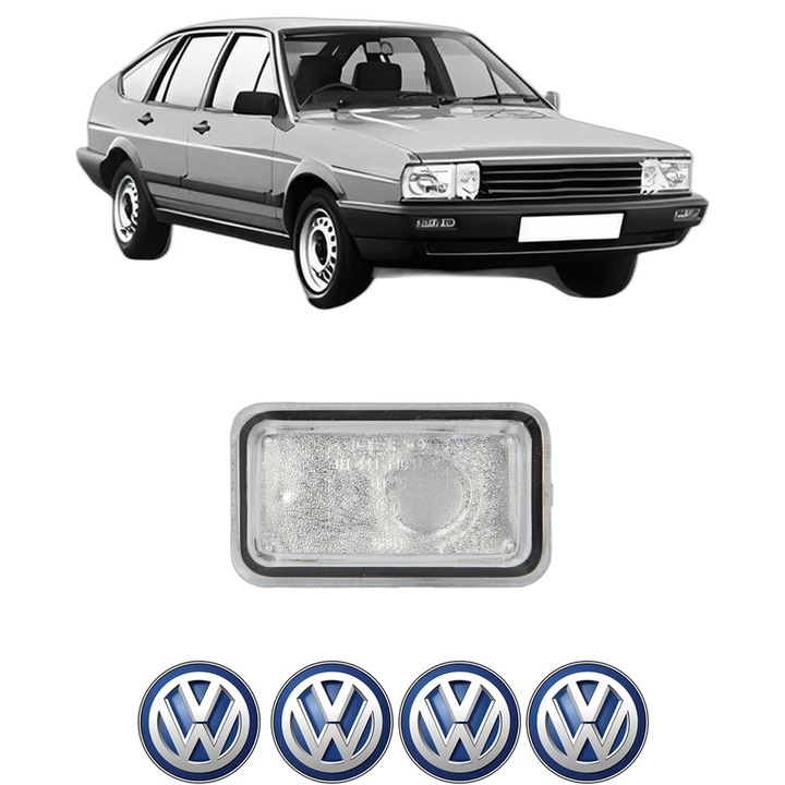 Semnalizator Partea Stanga Volkswagen PASSAT B2 (32B) din 1979-1989, Auto, Depo, 4 Stickere auto cu Volkswagen