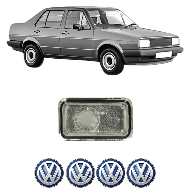 Semnalizator Partea Dreapta Volkswagen JETTA II (19E, 1G2, 165) din 1984-1992, Auto, Depo, 4 Stickere auto cu Volkswagen