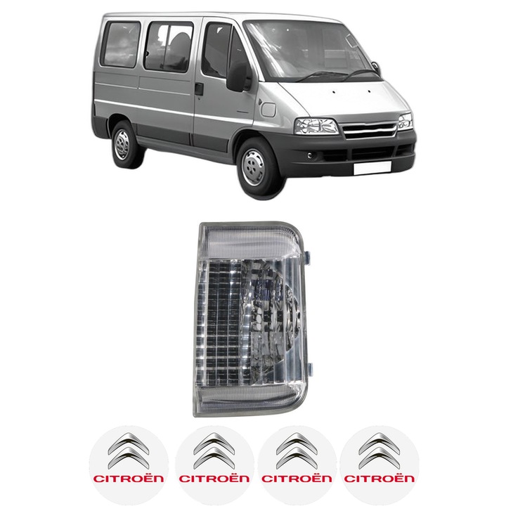 Semnalizator Partea Dreapta CITROEN JUMPER I Bus (244, Z_) din 2002-2006, Auto, Depo, 4 Stickere auto cu CITROEN