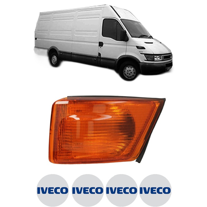 Semnalizator Fata Stanga IVECO DAILY III Van din 1999-2007, Auto, Depo, 4 Stickere auto cu IVECO