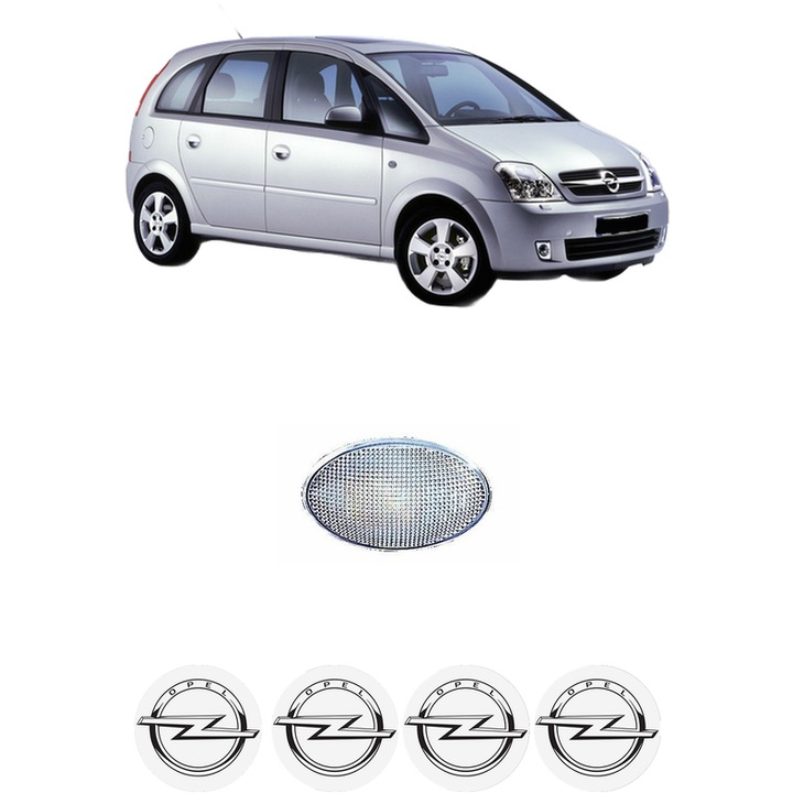 Semnalizator Partea Dreapta / Stanga OPEL MERIVA A MPV (X03) din 2003-2010, Auto, Depo, 4 Stickere auto cu OPEL