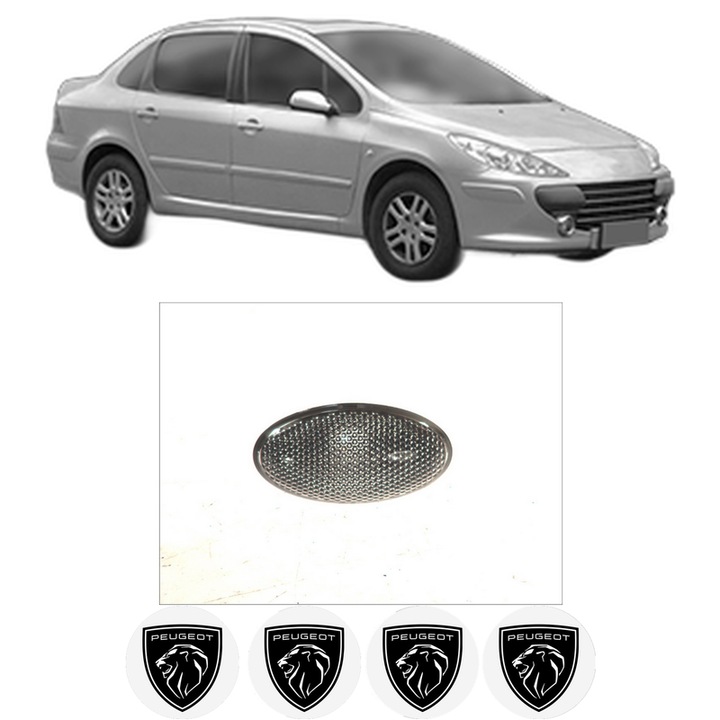 Semnalizator Partea Dreapta / Stanga PEUGEOT 307 Saloon din 2006-2012, Auto, Depo, 4 Stickere auto cu PEUGEOT