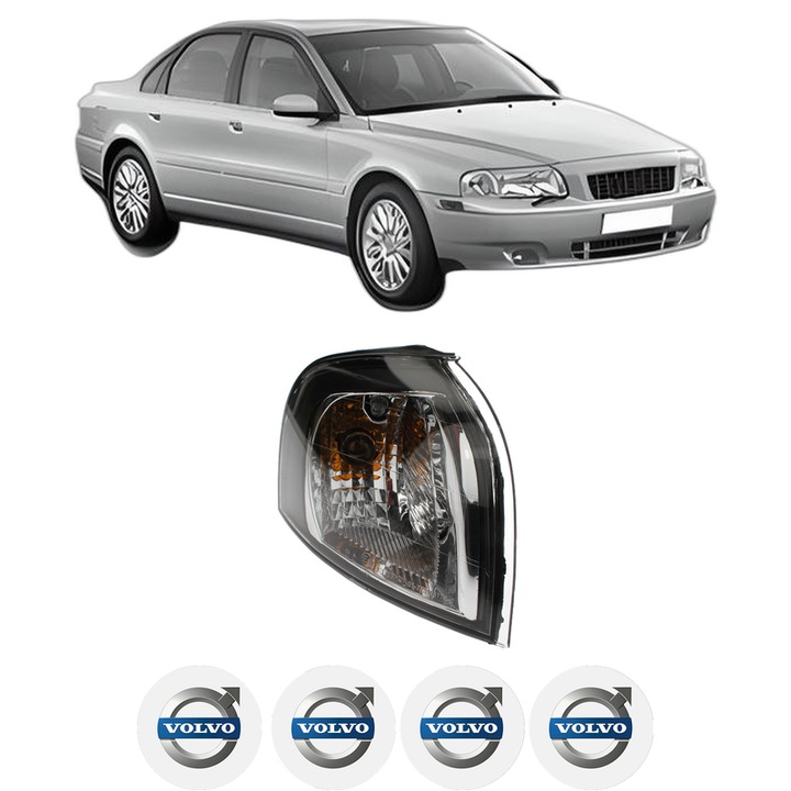 Semnalizator Fata Dreapta VOLVO S80 I (184) din 1998-2006, Auto, Depo, 4 Stickere auto cu VOLVO