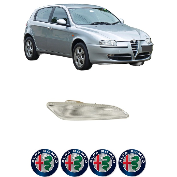 Semnalizator Partea Stanga ALFA ROMEO 147 (937_) din 2000-2010, Auto, Depo, 4 Stickere auto cu ALFA ROMEO