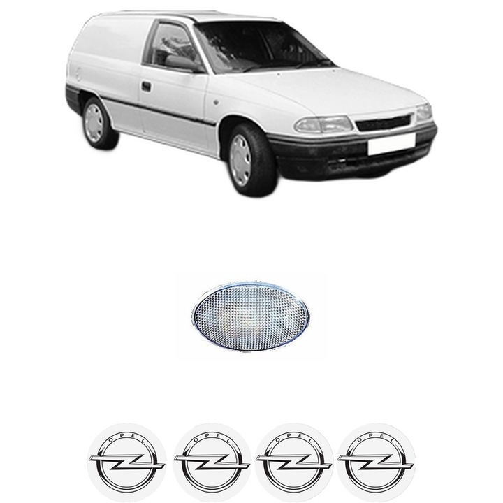 Semnalizator Partea Dreapta / Stanga OPEL ASTRA F Estate Van (T92) din 1991-1999, Auto, Depo, 4 Stickere auto cu OPEL