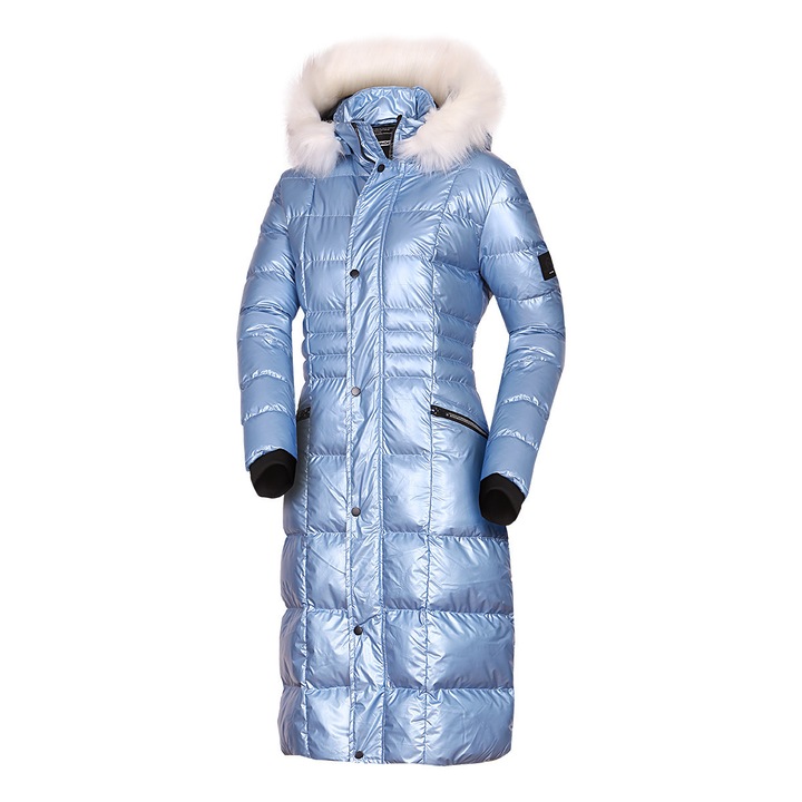 Дамско дълго яке с термоизолация Starla, Светлосин