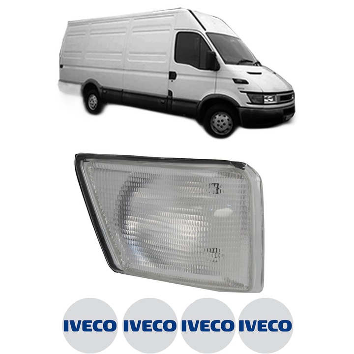 Far Fata Dreapta IVECO DAILY III Van din 1999-2007, Auto, Depo, 4 Stickere auto cu IVECO