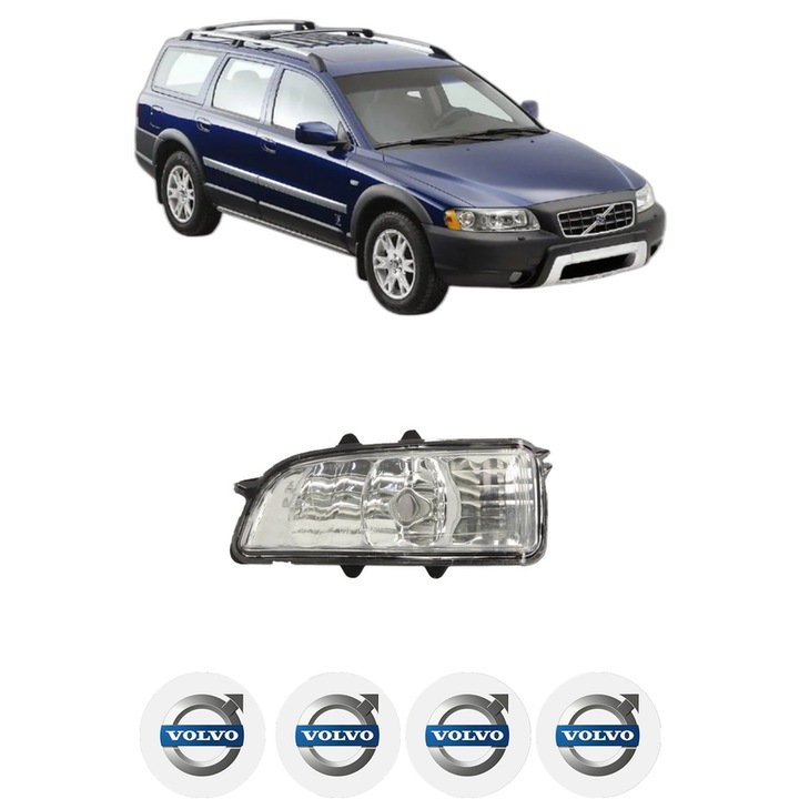 Indicator oglinda Partea Stanga VOLVO XC70 II (136) din 2007-2016, Auto, Blic, 4 Stickere auto cu VOLVO