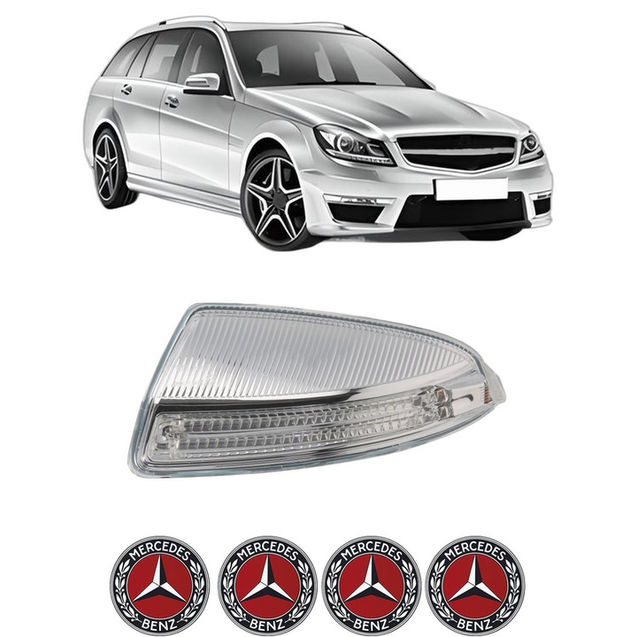 Semnalizator Partea Stanga MERCEDES-BENZ C-CLASS T-Model (S204) din 2007-2014, Auto, Blic, 4 Stickere auto cu MERCEDES-BENZ
