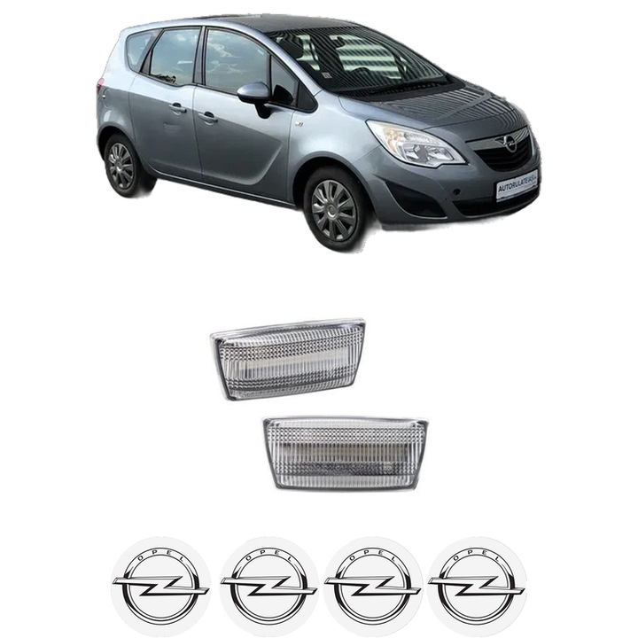 Semnalizator Partea Stanga / Dreapta OPEL MERIVA B VAN (S10) din 2013-2014, Auto, Blic, 4 Stickere auto cu OPEL
