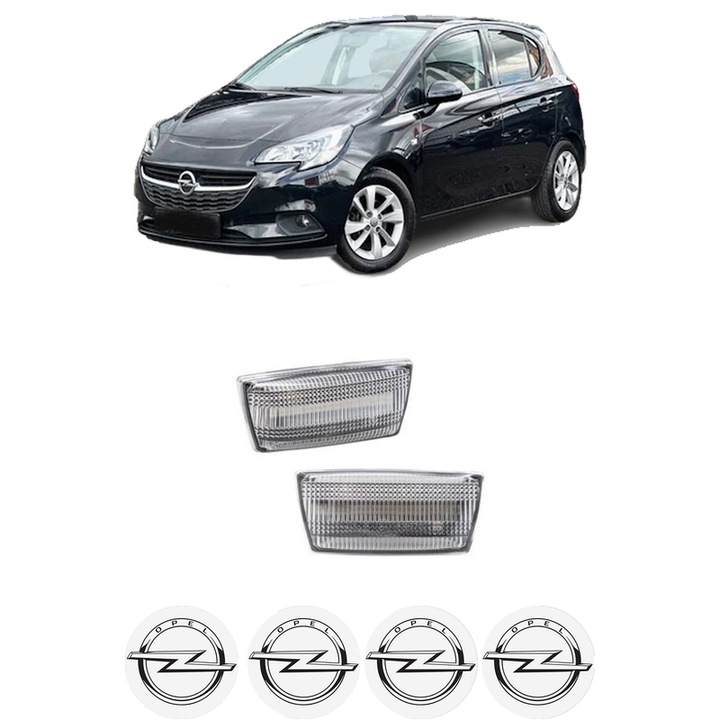 Semnalizator Partea Stanga / Dreapta OPEL CORSA E Hatchback Van (X15) din 2014-2015, Auto, Blic, 4 Stickere auto cu OPEL